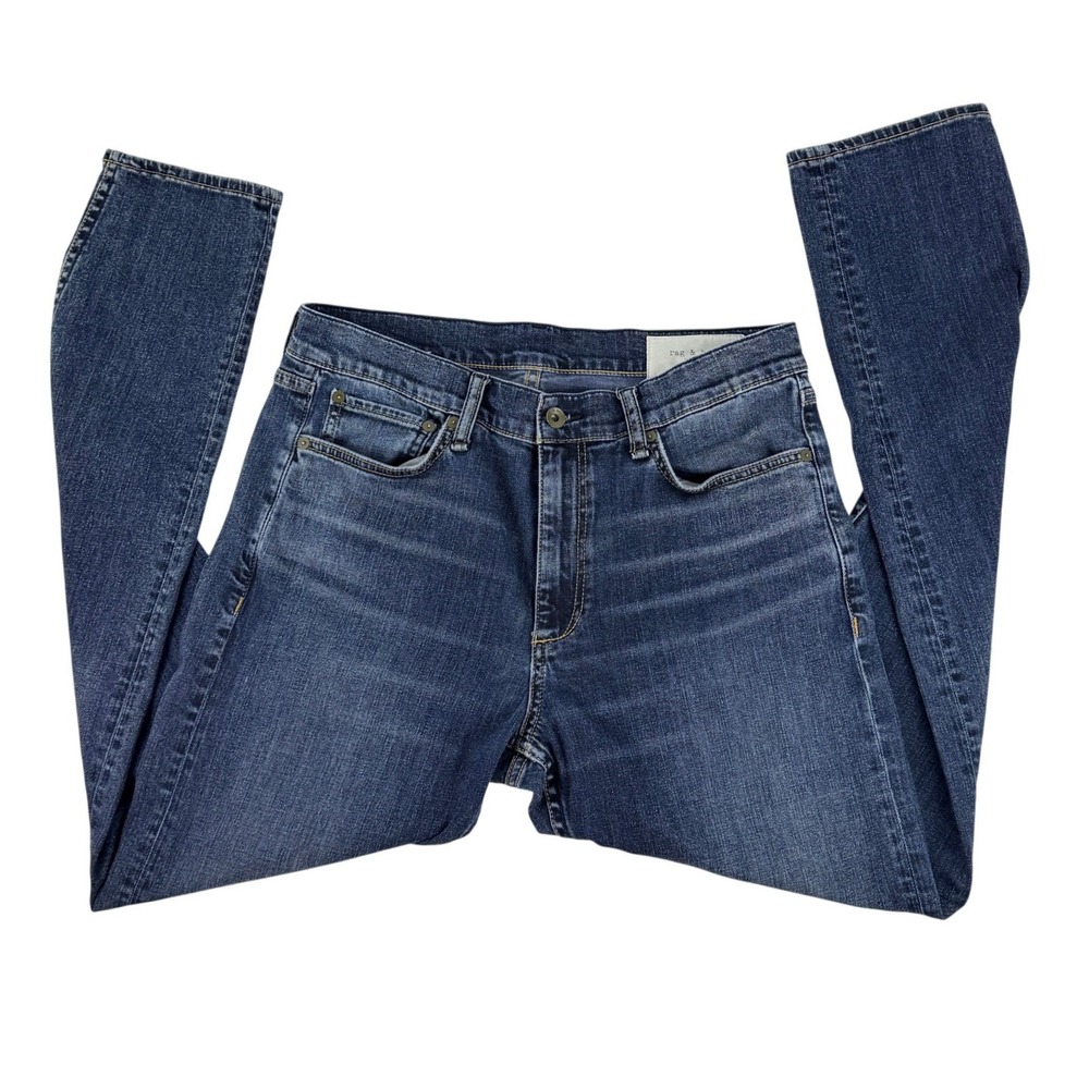 Rag & Bone Fit 2 Slim Jeans Mens 32x32 Casella Medium Blue Stretch Denim Premium